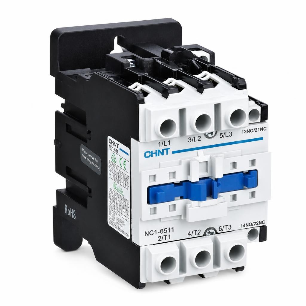 NC1-6511 65A 220VAC 1NO+1NC Контактор электромагнитный CHINT