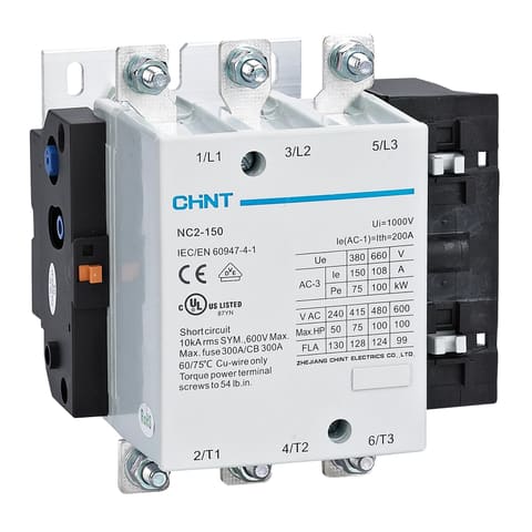 NC2-150 150A 220VAC elektromagnit kontaktor CHINT — 1