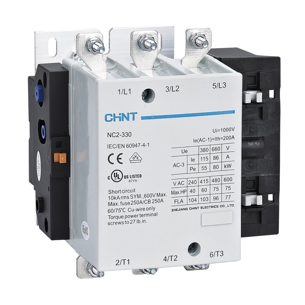 NC2-330 330A 220VAC elektromagnit kontaktor CHINT