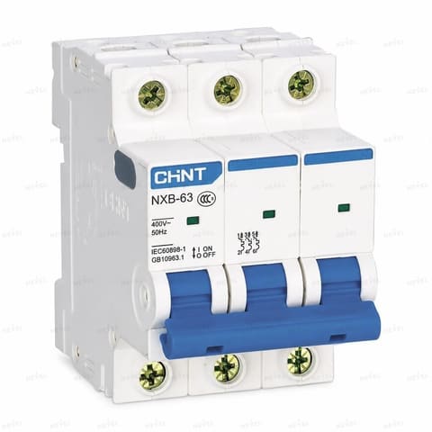 NXB-63 3P 40A avtomatik oʻchirgich, xarakteristikasi C CHINT — 1