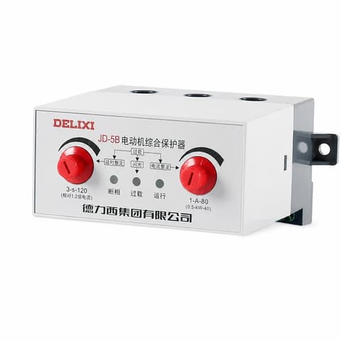 JD-5 1-80A AC380V dvigatelni ortiqcha yuklanish va faza uzilishidan himoya relesi