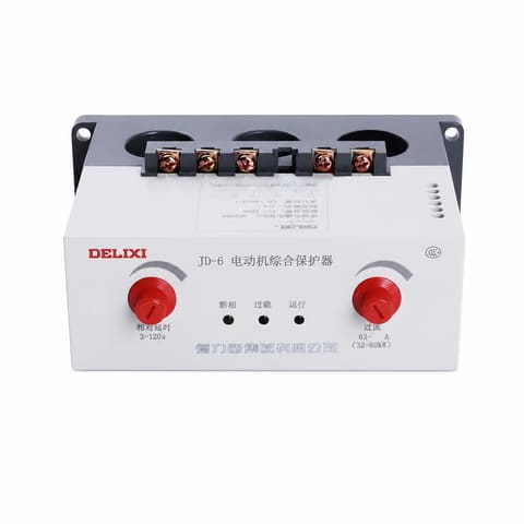 JD-6 63-400A AC380V dvigatelni ortiqcha yuklanish va faza uzilishidan himoya relesi