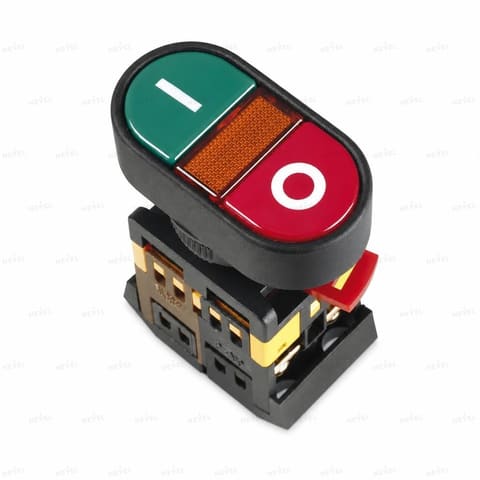 ARVV-22 NO+NC 220VAC ishga tushirish-toʻxtatish tugma posti — 1