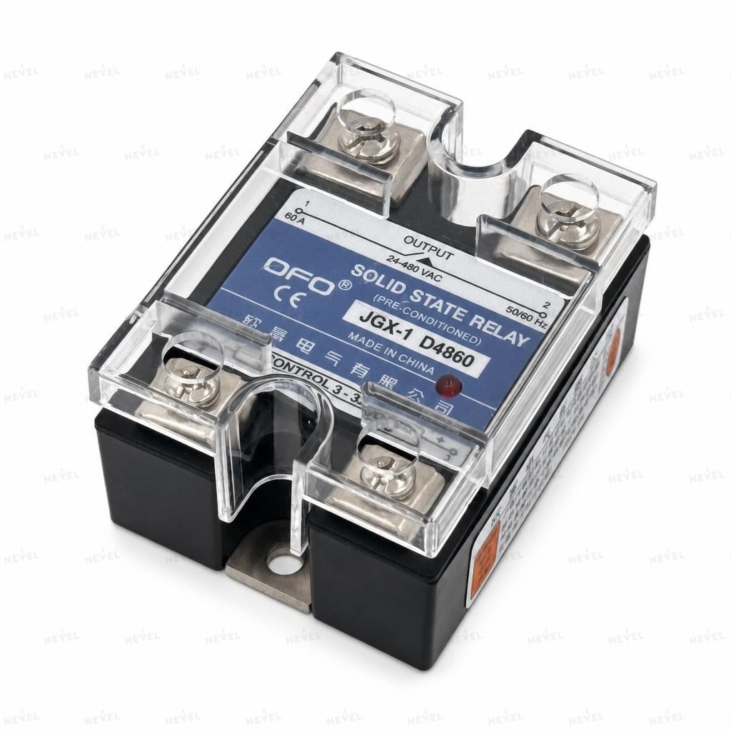 JGX-1D4860 60А 3-32VDC / 24-480VAC Однофазное твердотельное реле SSR OFO — 1