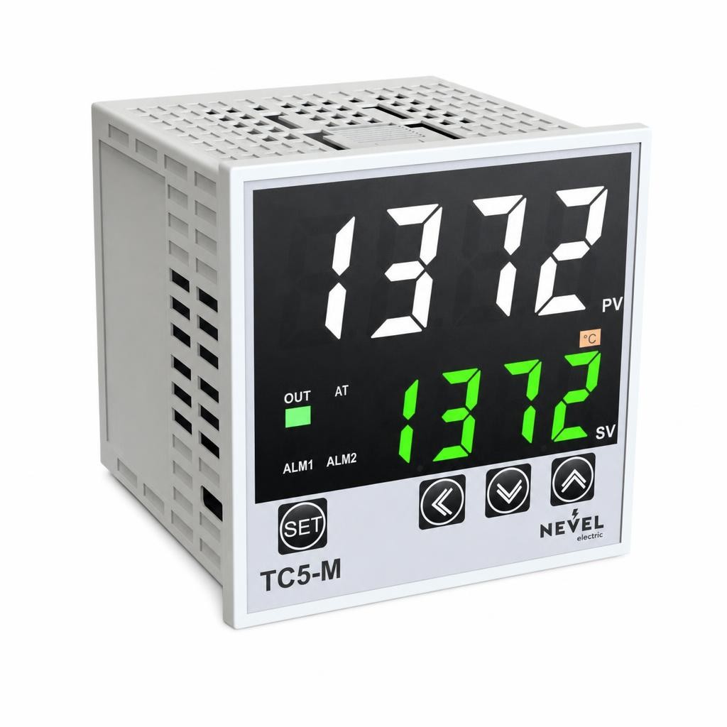 TC5-M-W1G-2 elektron termoregulyator RELAY+SSR 100-240VAC 72x72