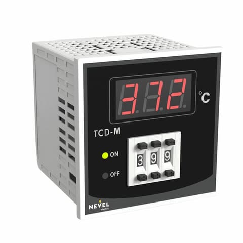 TCD-M-1K Терморегулятор электронный 0-999°C тип K RELAY 100-240VAC 72x72 — 1