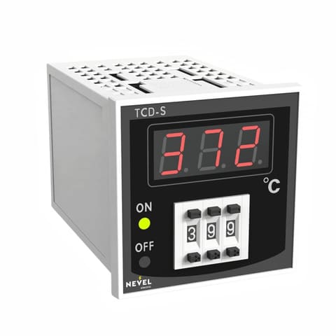 TCD-S-1K Терморегулятор электронный 0-999°C тип K RELAY 100-240VAC 48x48 — 1