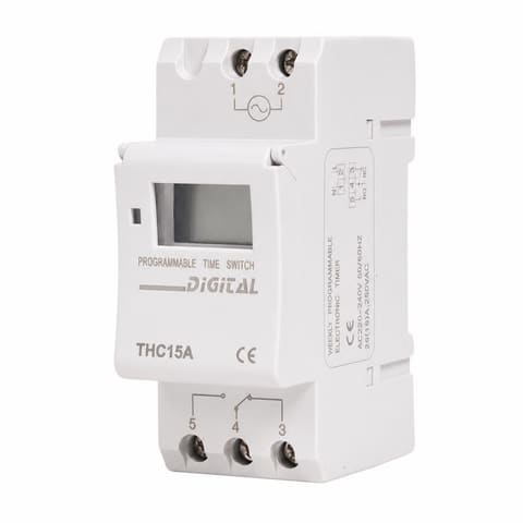 THC15A 220VAC 16A dasturlanadigan haftalik taymer — 1