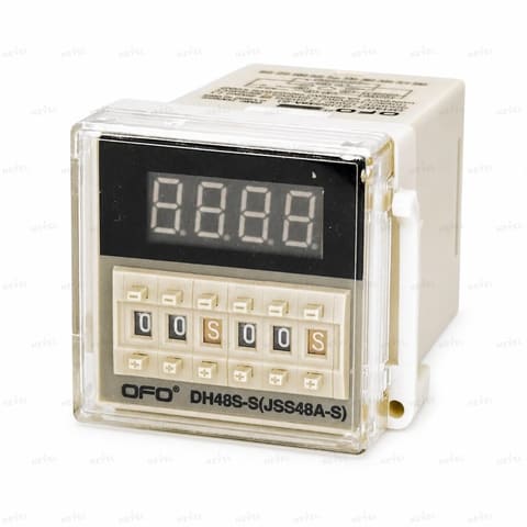DH48S-S 220VAC siklik vaqt relesi 48x48 — 2