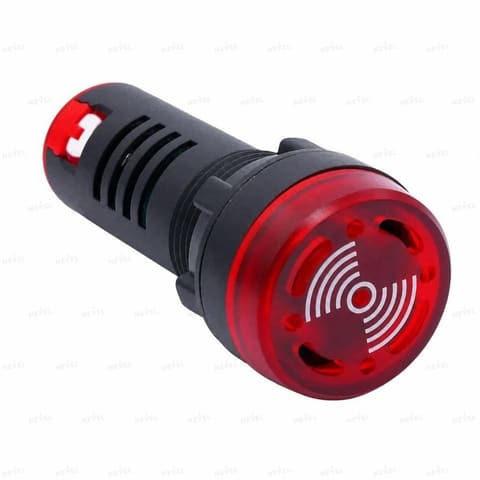 AD16-22SM Зуммер светозвуковой Ø22 220VAC LED — 1