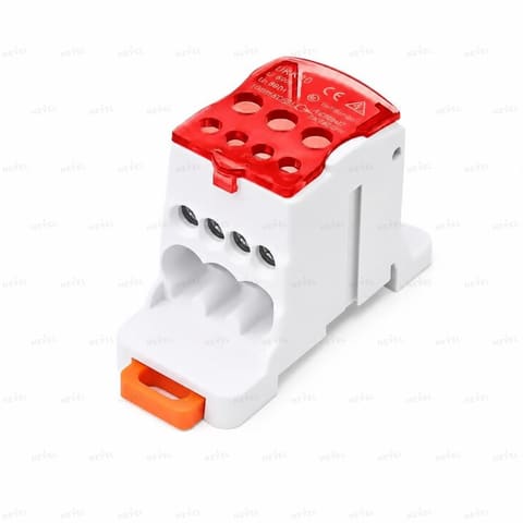 UKK80 80A 1P Блок распределительный на DIN-рейку вход — 3