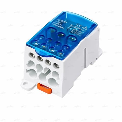 UKK250 250A 1P Блок распределительный на DIN-рейку вход — 1