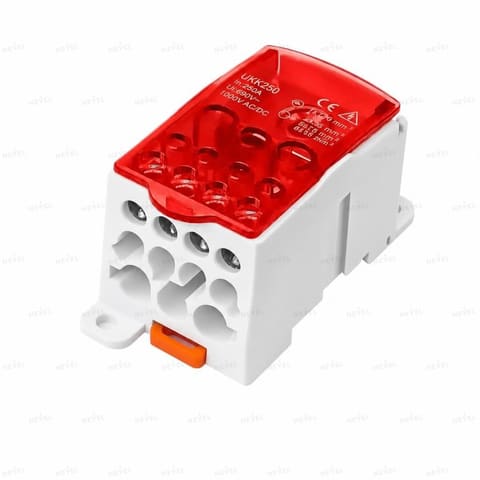 UKK250 250A 1P Блок распределительный на DIN-рейку вход — 2