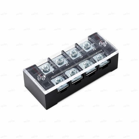 TB-1504 15A 4P 600V Клеммная колодка барьерная с крышкой
