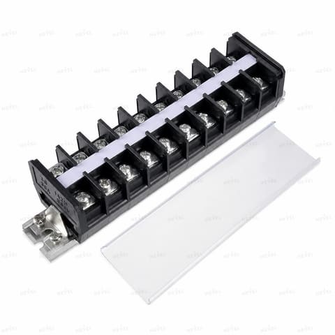 TD-60A 60A 600V Клеммная колодка на DIN-рейку с крышкой — 3