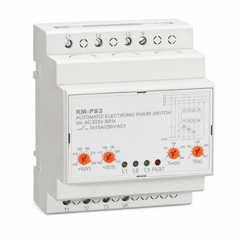 RM-PS3 16A Автоматический переключатель фаз Reletek