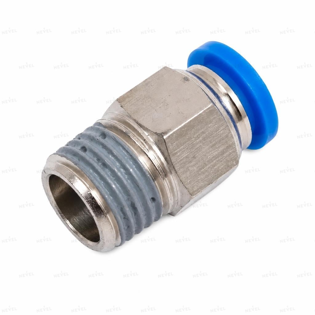 PC 6-01 Ø6мм G1/8" Фитинг цанговый прямой