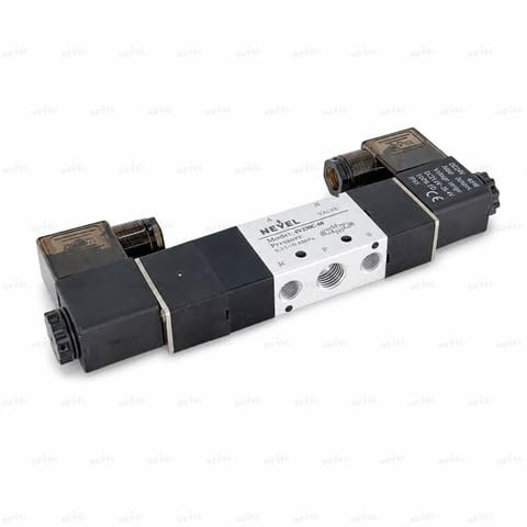 4V230C-08 24VDC Пневмораспределитель электромагнитный 5/3 центр закрыт G1/4" — 2