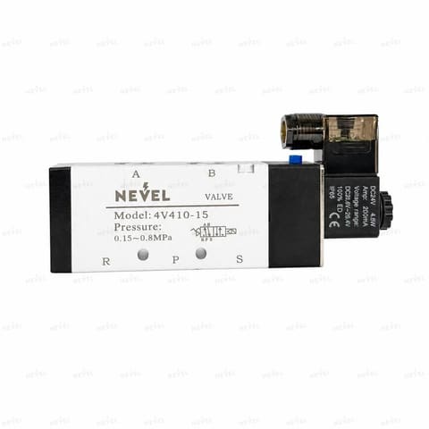 4V410-15 24VDC Пневмораспределитель электромагнитный 5/2 G1/2" — 3