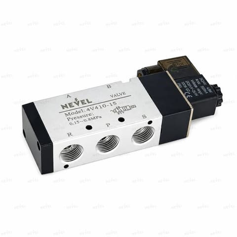 4V410-15 24VDC Пневмораспределитель электромагнитный 5/2 G1/2" — 2