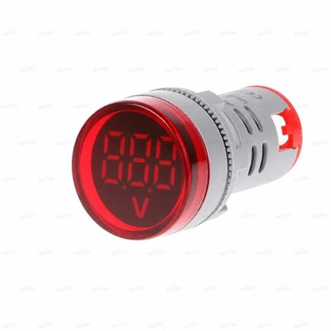 AD101-22VM qizil raqamli voltmetr Ø22 5-60VDC LED — 1