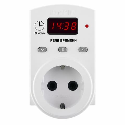 RV-1S 220VAC 16A rozetkaga dasturlanadigan sutkalik vaqt relesi DigiTOP — 2