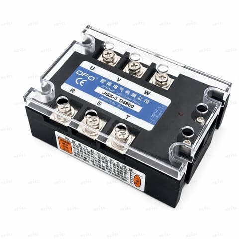 JGX-3D4860 60А 3-32VDC / 24-480VAC Трёхфазное твердотельное реле SSR OFO — 1