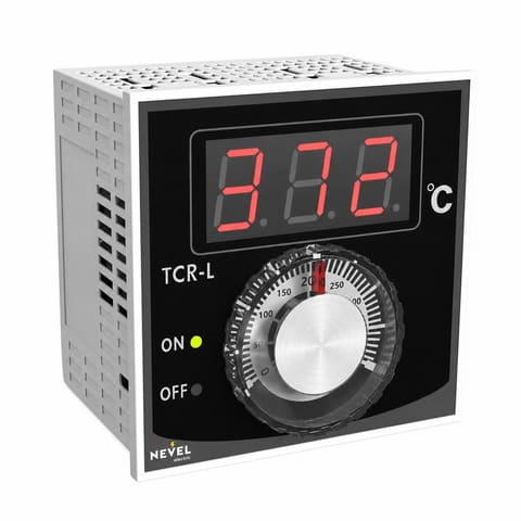 TCR-L-1K elektron termoregulyator 0-400°C tur K RELAY 220VAC 96x96 — 1