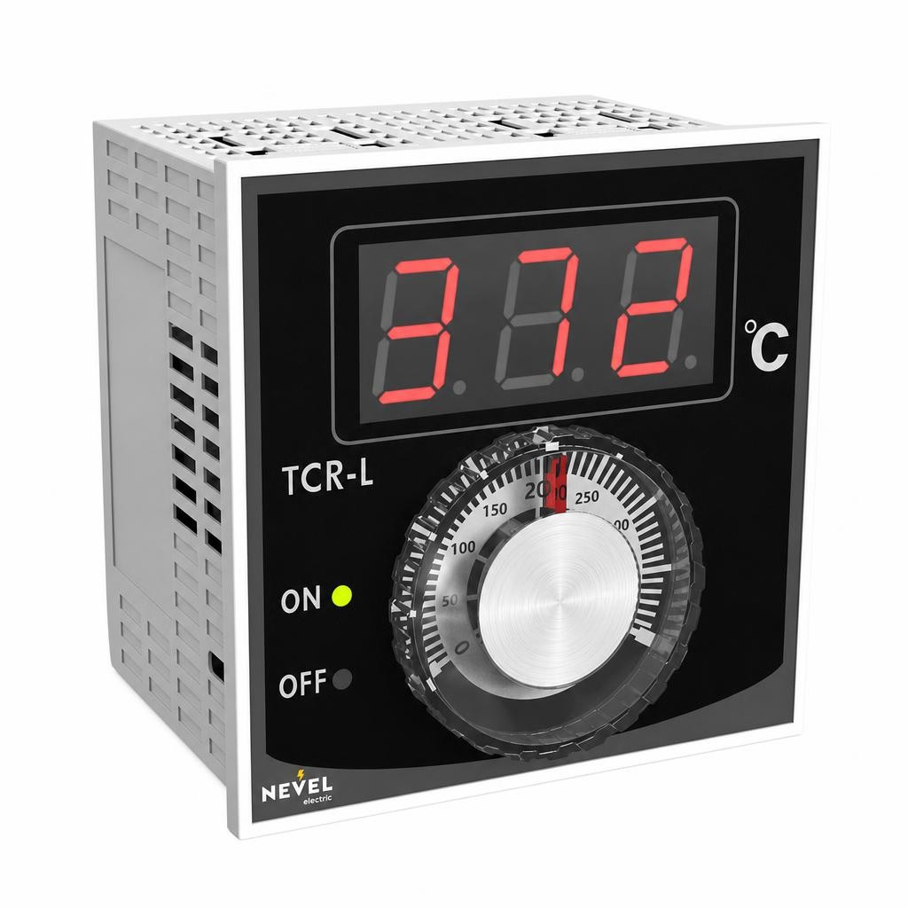 TCR-L-1K elektron termoregulyator 0-400°C tur K RELAY 220VAC 96x96