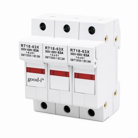 RT18-63X 3P Держатель предохранителя 14×51 до 63A