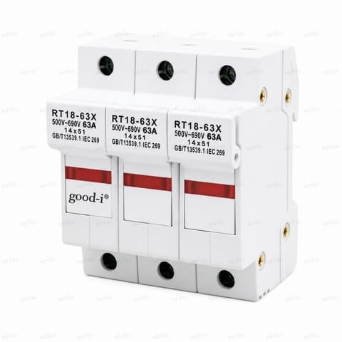 RT18-63X 3P Держатель предохранителя 14×51 до 63A — 1