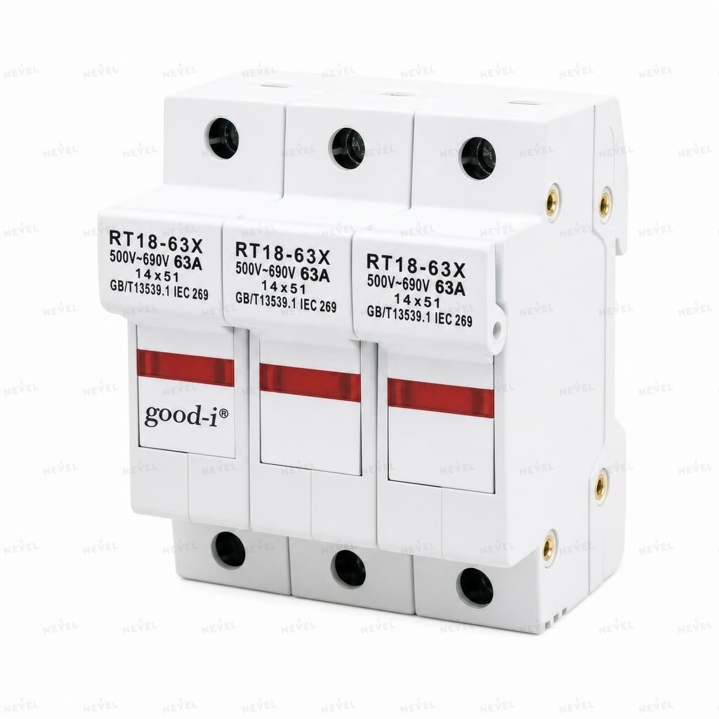 RT18-63X 3P saqlagich ushlagichi 14×51 maks. 63A