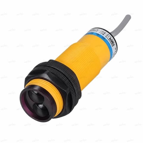 E3F-DS30P3 NO+NC PNP 6-36VDC diffuzion fotoelektrik datchik M18 masofa 300mm toʻrt simli — 1