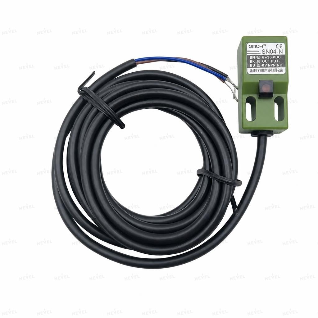 SN04-N NO NPN 6-36VDC Датчик индуктивный прямоугольный дистанция 4мм трёхпроводной