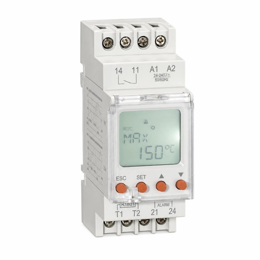 RD-RTS130 Терморегулятор электронный 24-240VAC/DC на DIN-рейку