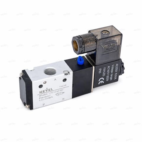 3V210-08 220VAC Пневмораспределитель электромагнитный 3/2 G1/4" — 1