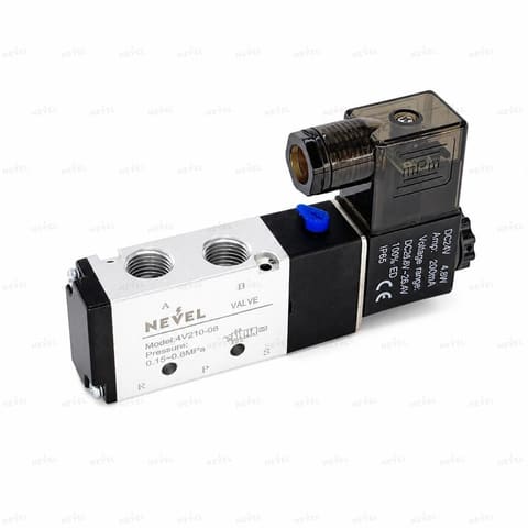 4V210-08 24VDC Пневмораспределитель электромагнитный 5/2 G1/4" — 1