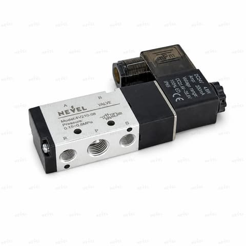 4V210-08 24VDC Пневмораспределитель электромагнитный 5/2 G1/4" — 2