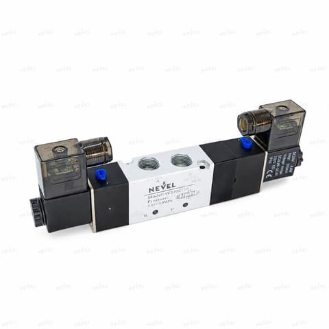 4V330C-10 24VDC Пневмораспределитель электромагнитный 5/3 центр закрыт G3/8" — 1