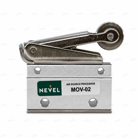 MOV-02 chegaraviy rolikli pnevmotaqsimlagich 3/2 G1/8" — 3