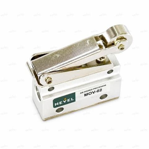 MOV-02 chegaraviy rolikli pnevmotaqsimlagich 3/2 G1/8" — 2