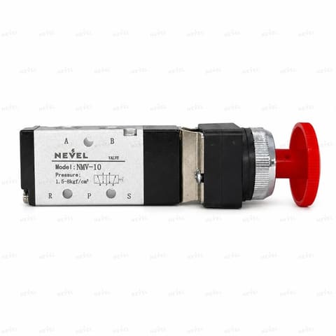 MV-10 (AM522-PB) Пневмораспределитель кнопочный грибок 5/2 G1/4" — 3