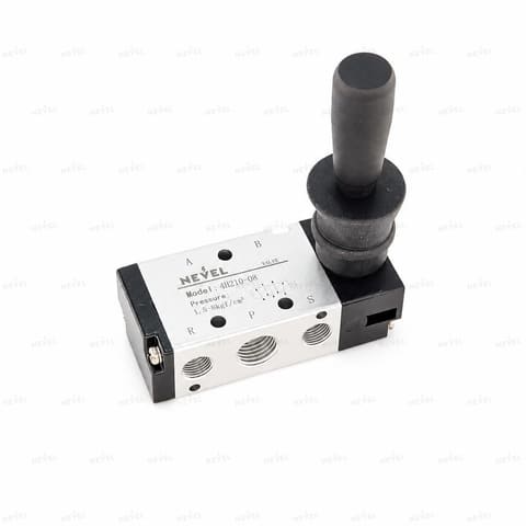4H210-08 qoʻlda boshqariladigan richagli pnevmotaqsimlagich 5/2 G1/4" — 1
