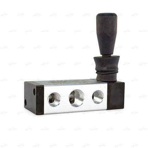 4H310-10 Пневмораспределитель ручной рычажный 5/2 G3/8" — 3