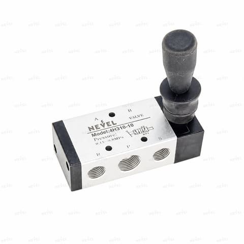 4H310-10 Пневмораспределитель ручной рычажный 5/2 G3/8" — 1
