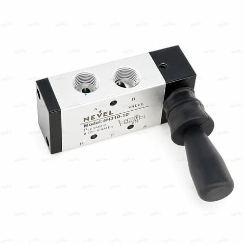 4H310-10 Пневмораспределитель ручной рычажный 5/2 G3/8" — 2
