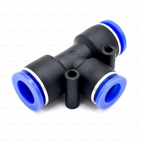 PEG 12-8 Ø12→Ø8мм Фитинг цанговый переходник тройник — 1