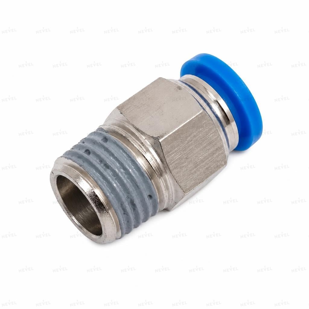PC 10-01 Ø10мм G1/8" Фитинг цанговый прямой