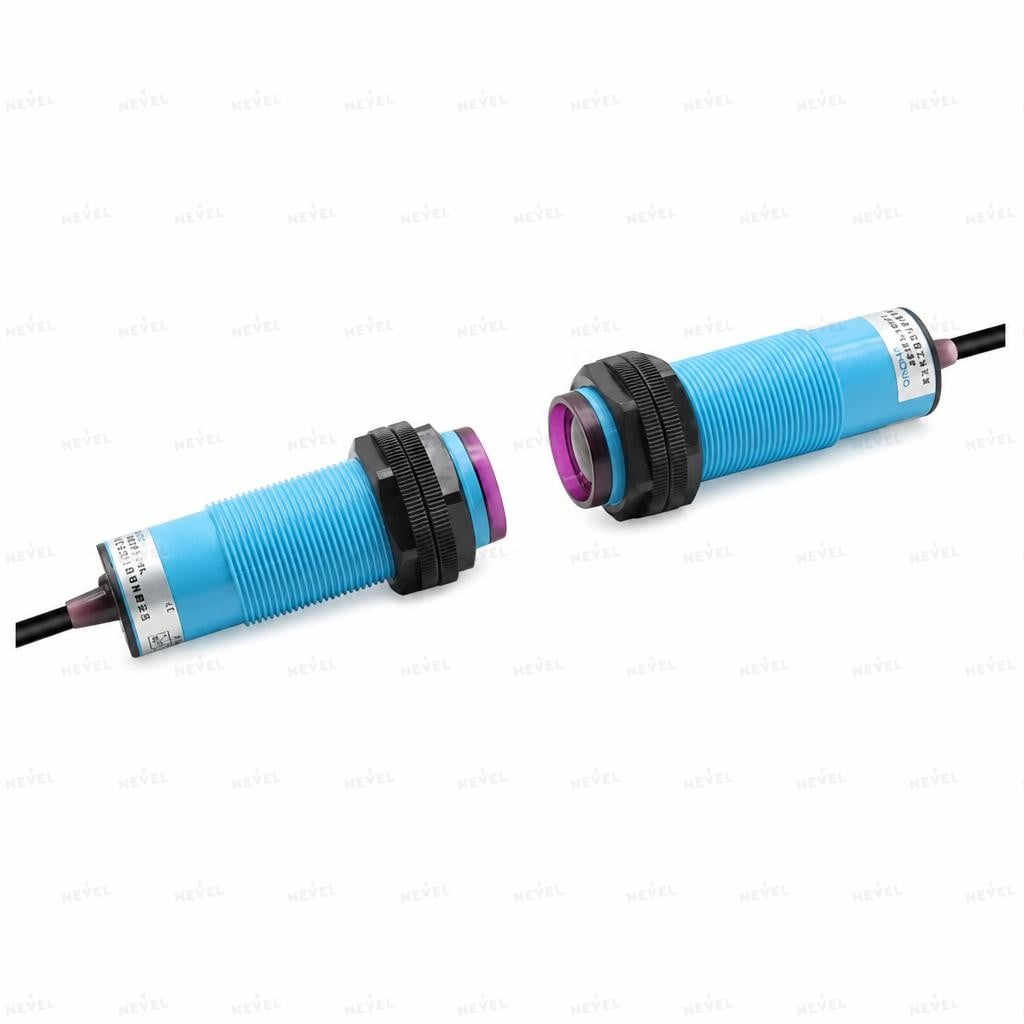 AE3F3-10DP3-10L NO+NC PNP 6-36VDC nur kesishuvli fotoelektrik datchik M30 masofa 10m toʻrt simli