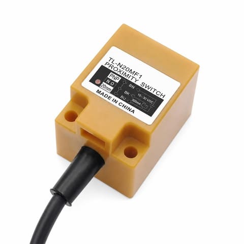 TL-N20MF3 NO+NC PNP 6-36VDC toʻrtburchak induktiv datchik, masofa 20mm toʻrt simli